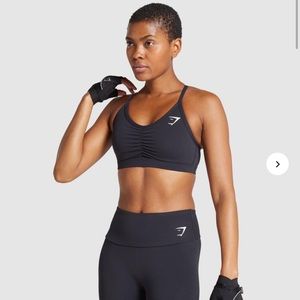 NWT gymshark ruched bra size M
